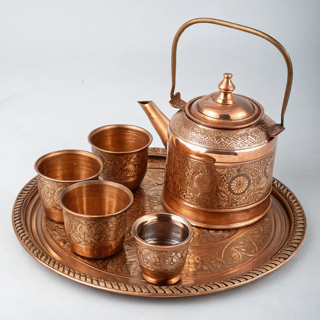 Brass Tea Set
